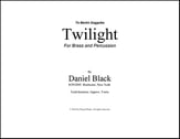 Twilight- for Brass and Percussion Concert Band sheet music cover